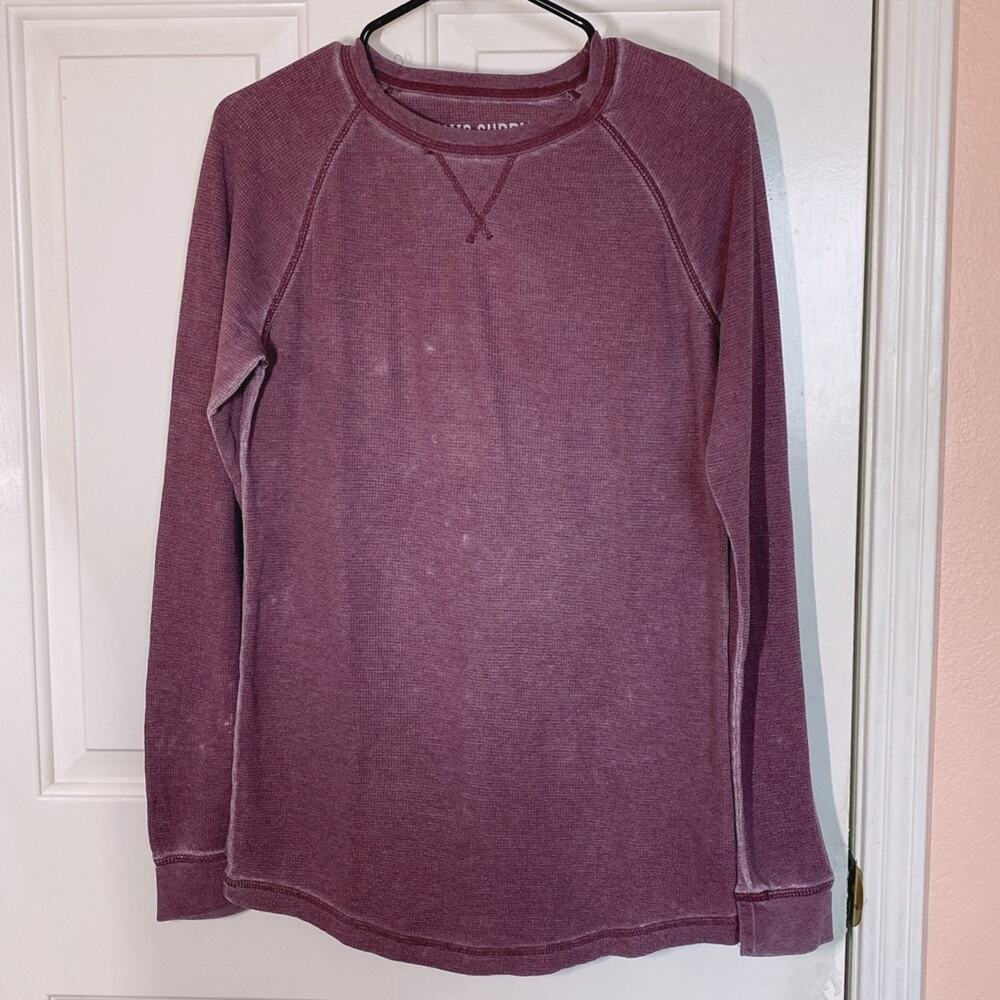 Mossimo Supply Co. Purple Crewneck Long Sleeve Top | M